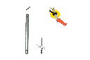 Bailer sampler 250 ml, set