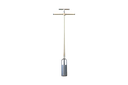 Single root auger, Ø8cm, 15 cm, 114cm