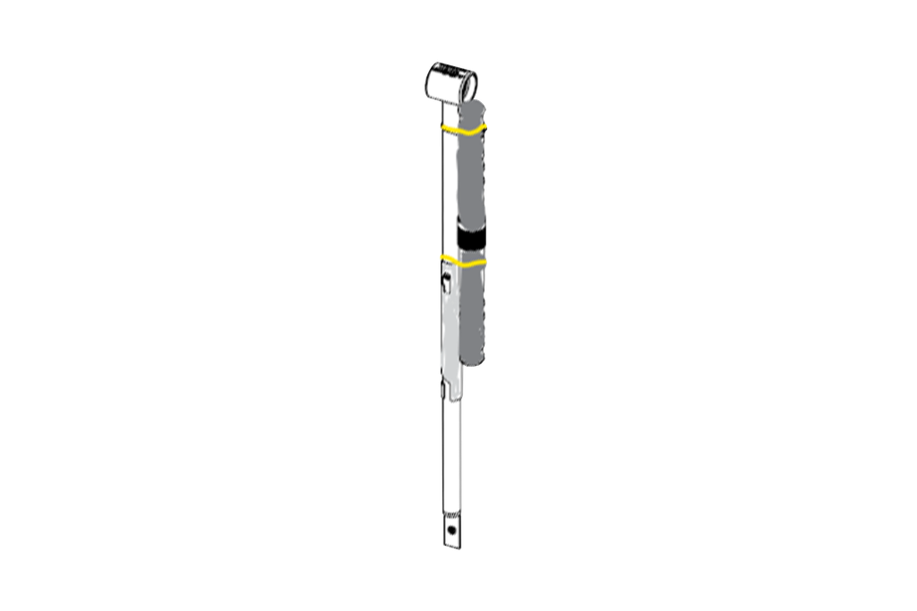 Handle, normal, 60 cm, with det.grip,bay - folded