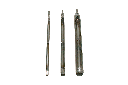 Percussion drilling set for hetero soils