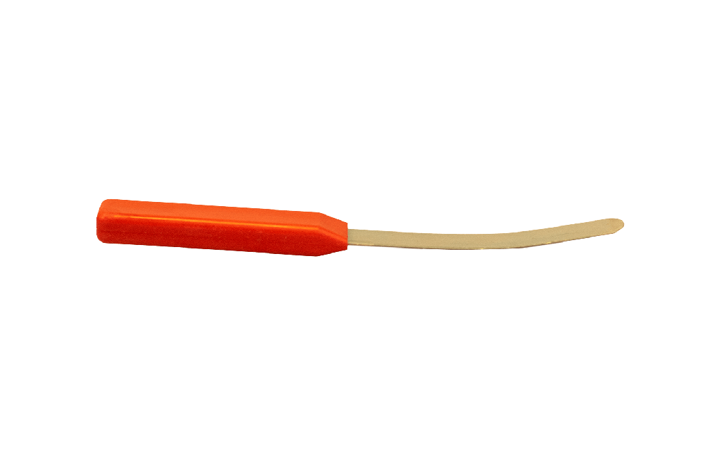 Bent spatula, breadth 16 mm