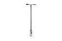 One-piece auger for stony soil, Ø 7 cm