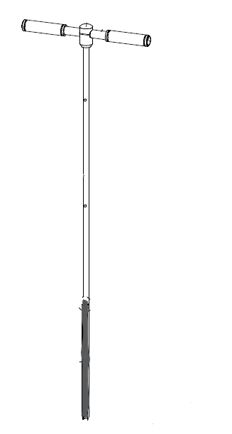 Eend. guts Ø13, w.lengte 30 cm, verzw.
