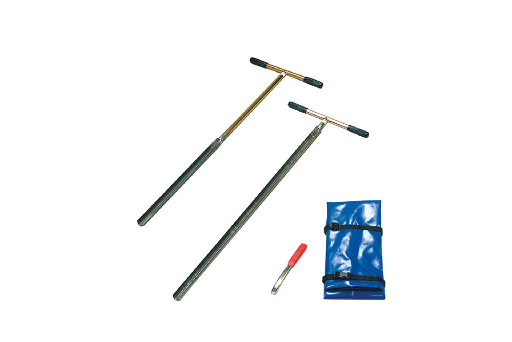 One-piece gouge auger set, standard, 1 m