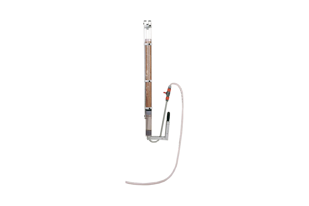 Discharge and partitioning system Beeker