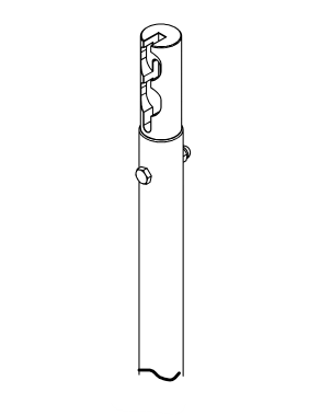 Lever for steel lifting jack