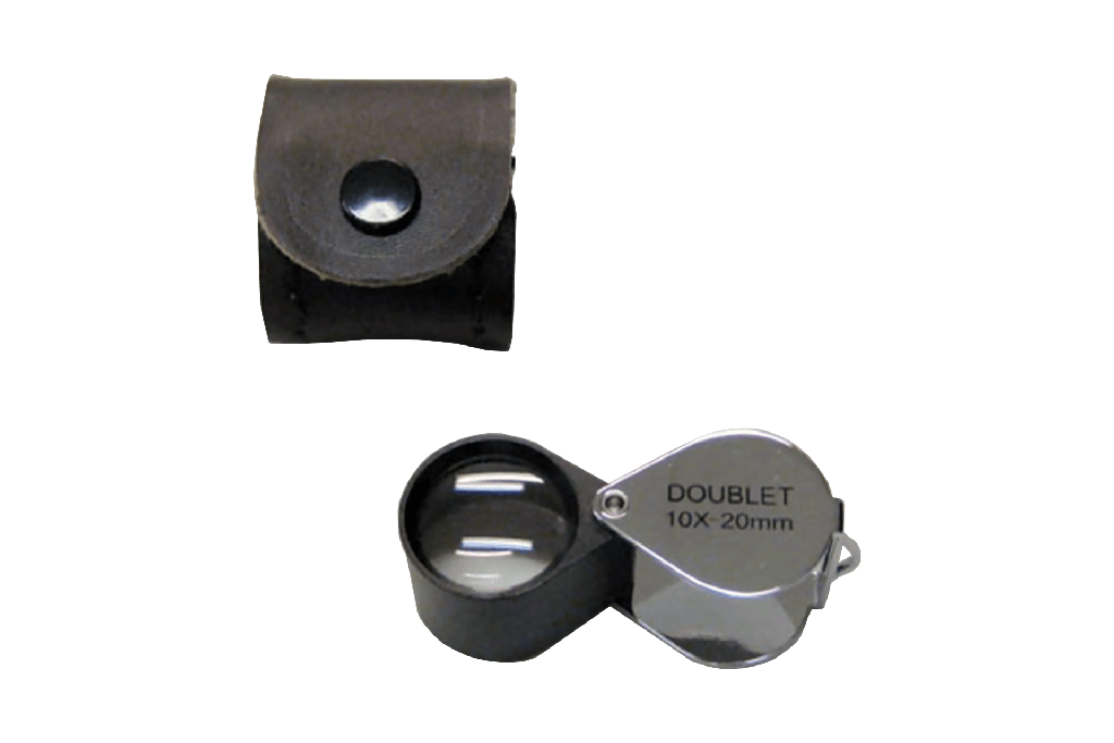 loupe, aplanatic magnifier glass