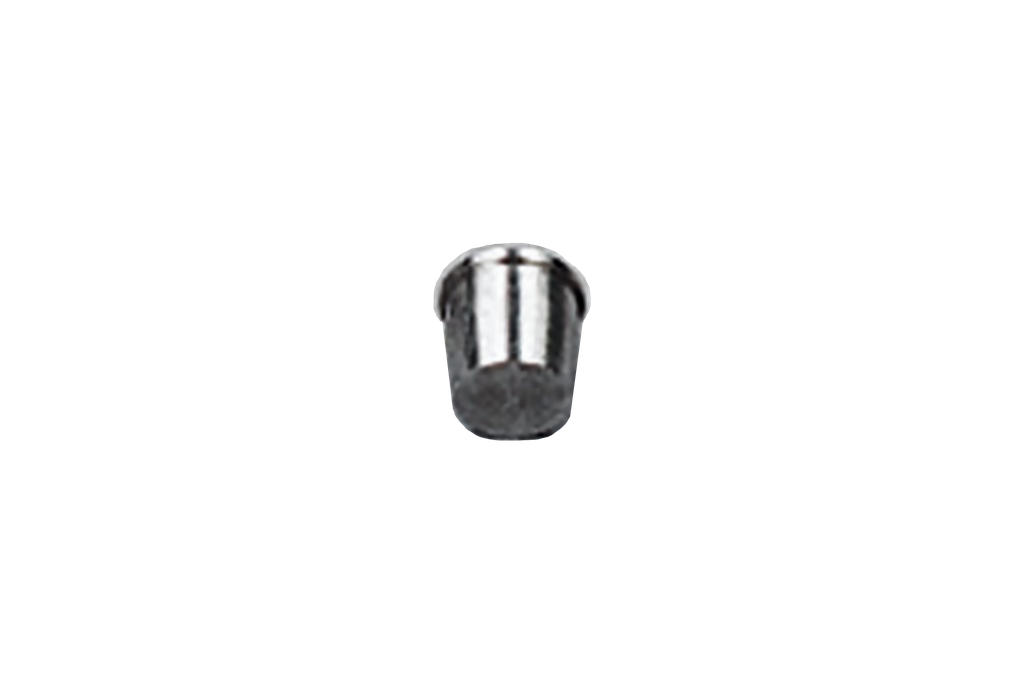 Top stop, stainless steel, 35 mm