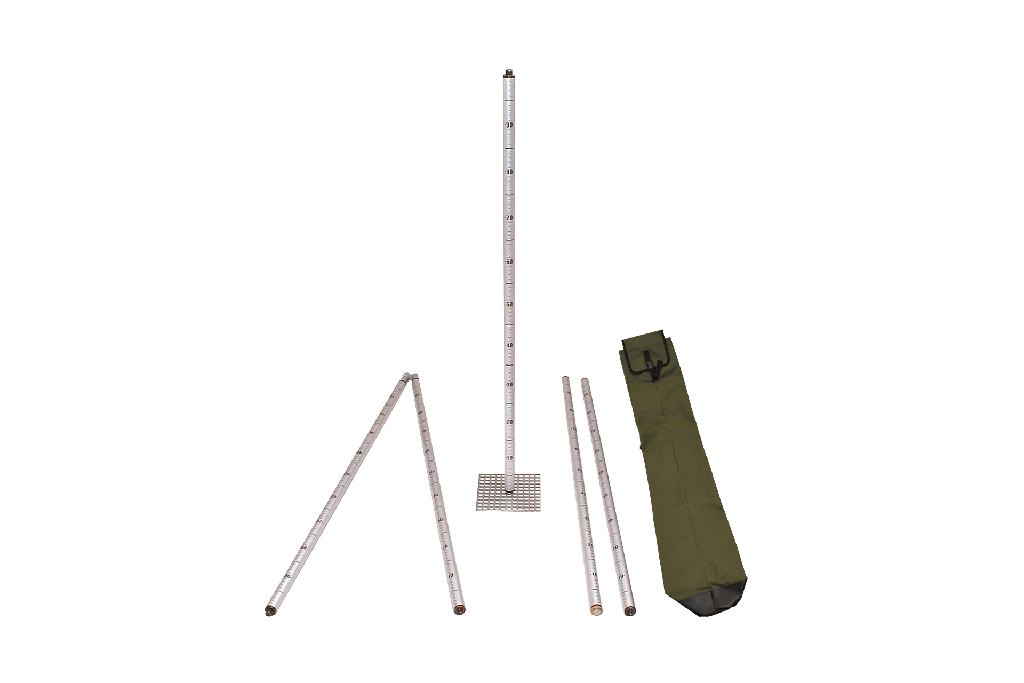 Sediment-Pegelstab 4 m, Set