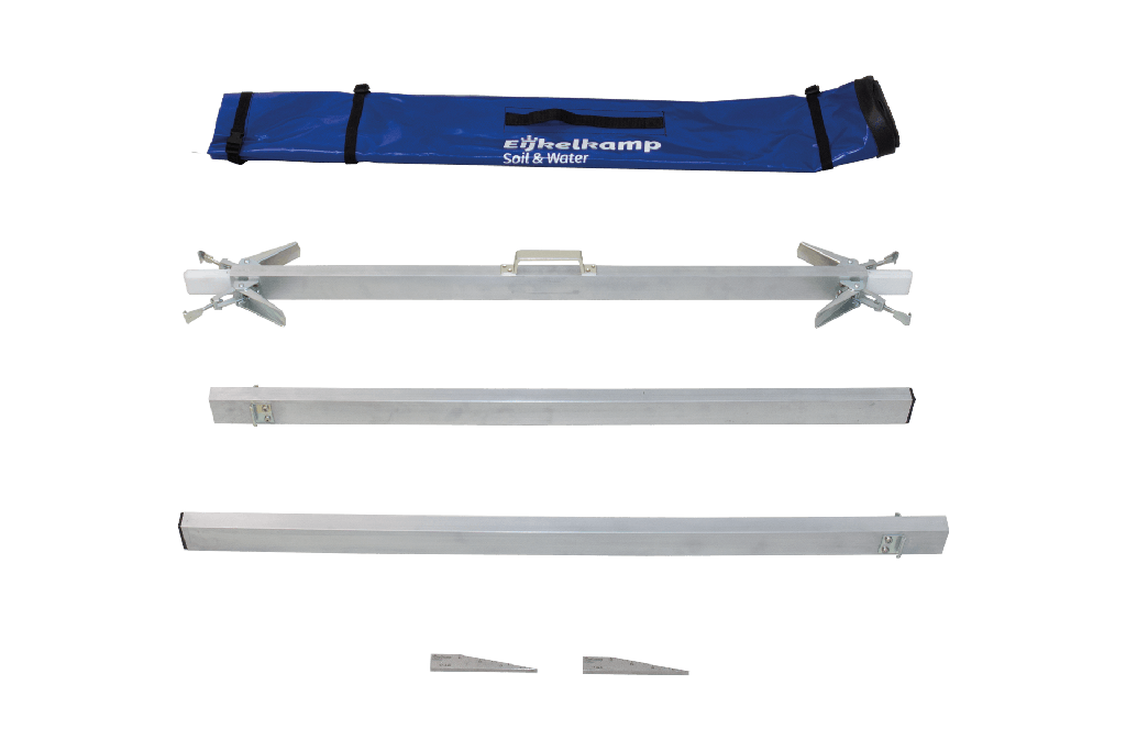 Tri-partite aluminium ruler, set