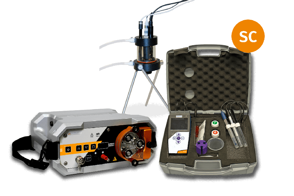 Water sampling set SC for shallow wells