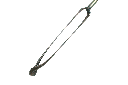 Soft soil auger, bottom part, bay, Ø7 cm