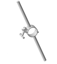 Casing tube clamp, steel, Ø 125 mm