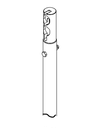 Lever for steel lifting jack