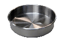 Stainless steel receiver, Ø 200mm, 50mm