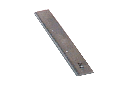 Steel ruler with cutting edge RAW