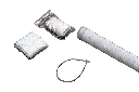Filter gauze, polypropylene, 1 m, 100pcs