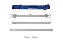 Tri-partite aluminium ruler, 300 cm