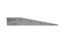 Measuring wedge for ruler, 0.5 - 20 mm